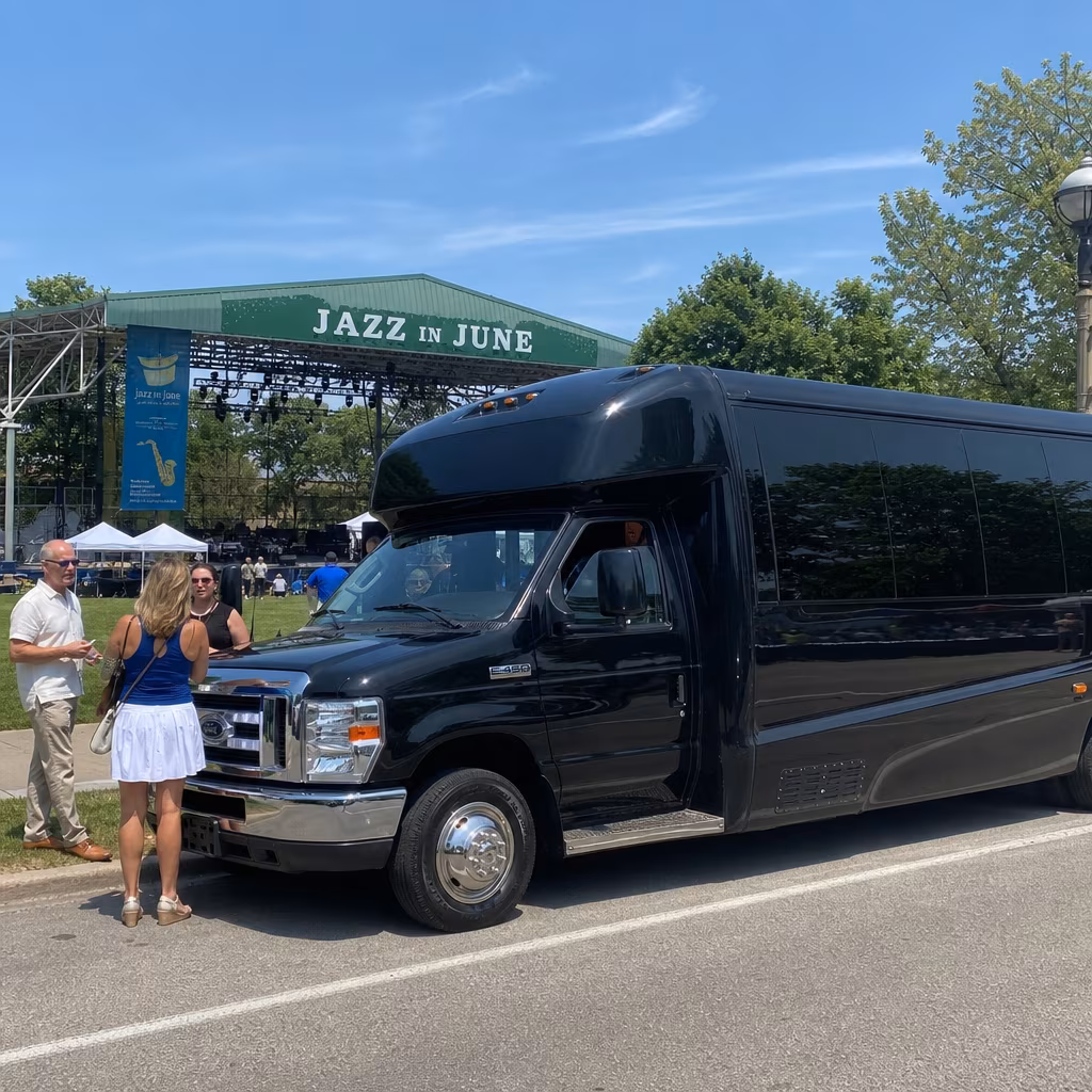 Rent a Bus to Jazz in June