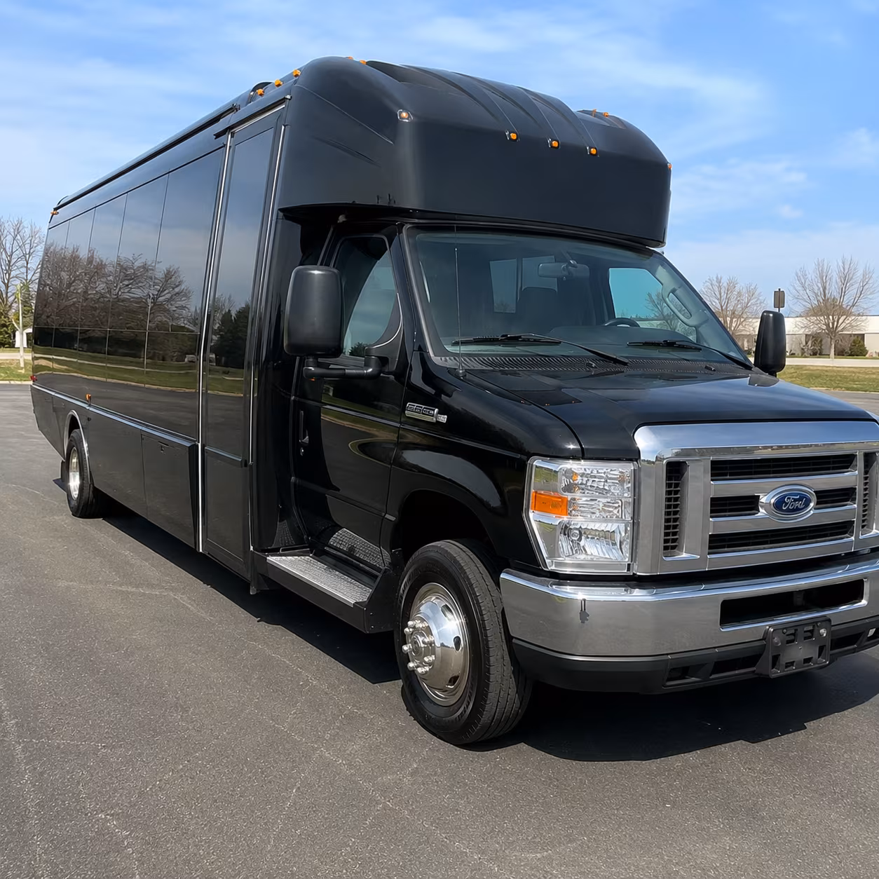 Lincoln Bachelor & Bachelorette Transportation party bus exterior