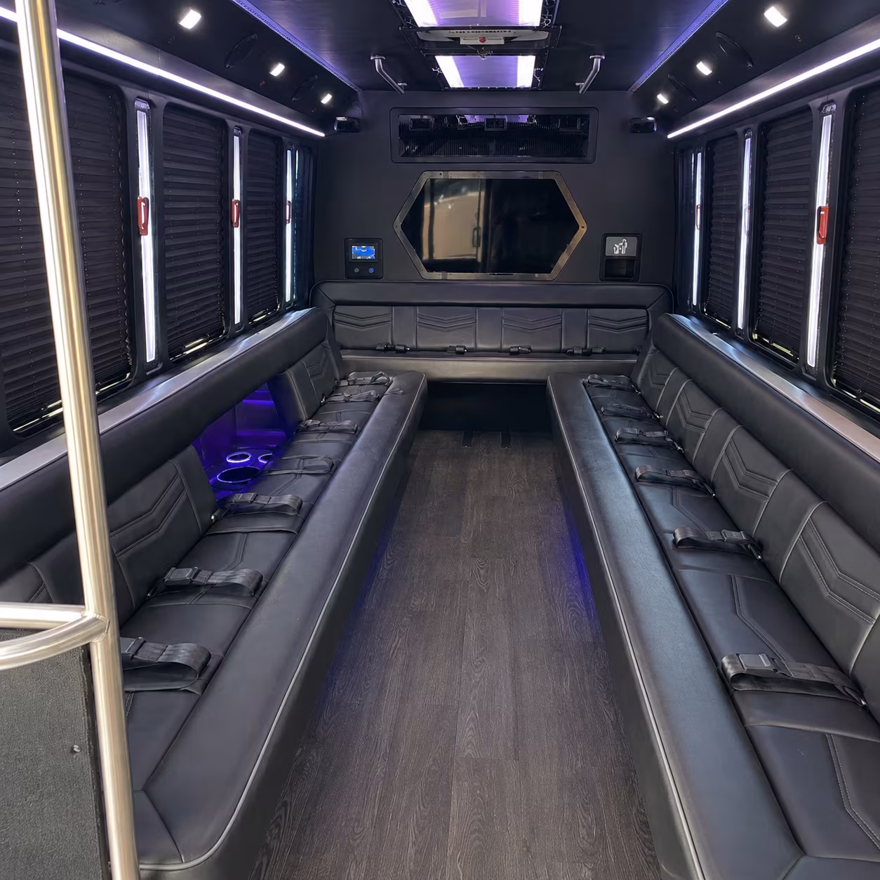 Lincoln Concert & Music Festival Transportation party bus exterior