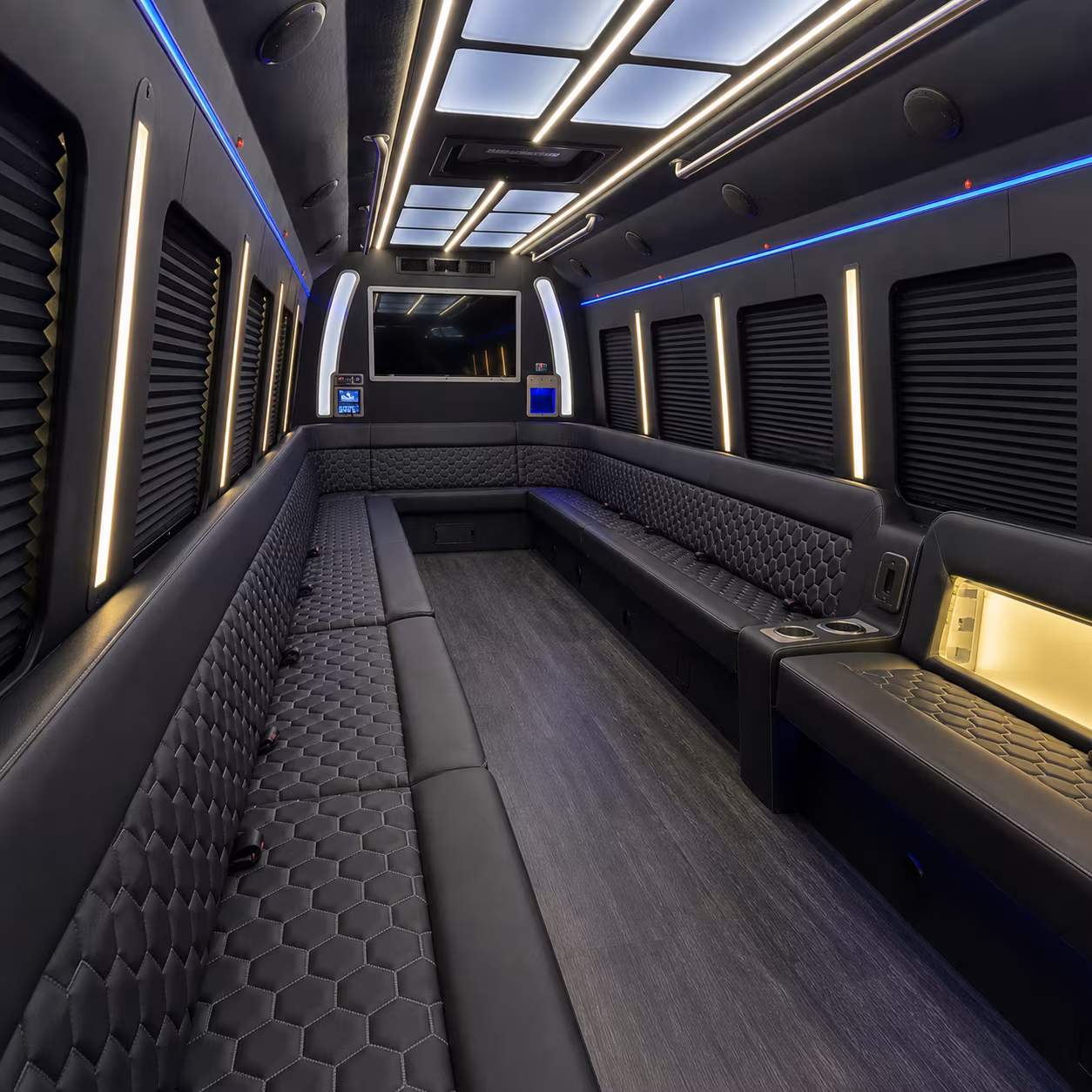 Lincoln Concert & Music Festival Transportation party bus exterior