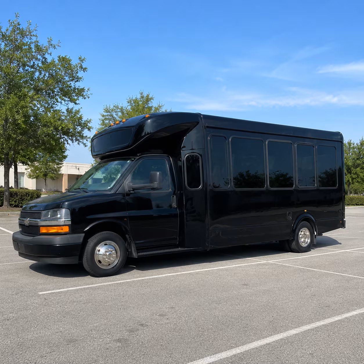 Lincoln Private Event Transportation party bus exterior