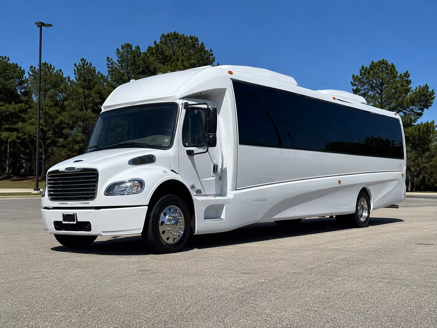 Lincoln Private Event Transportation party bus exterior