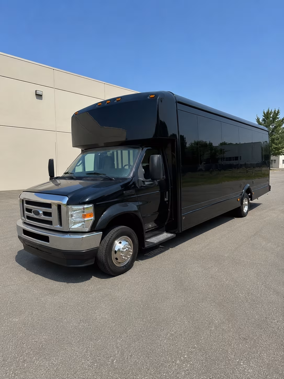 Lincoln Sporting Event Transportation party bus interior