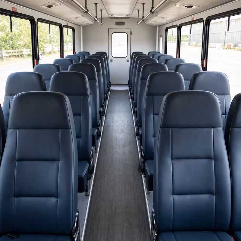 15-35 Passenger Minibus Interior