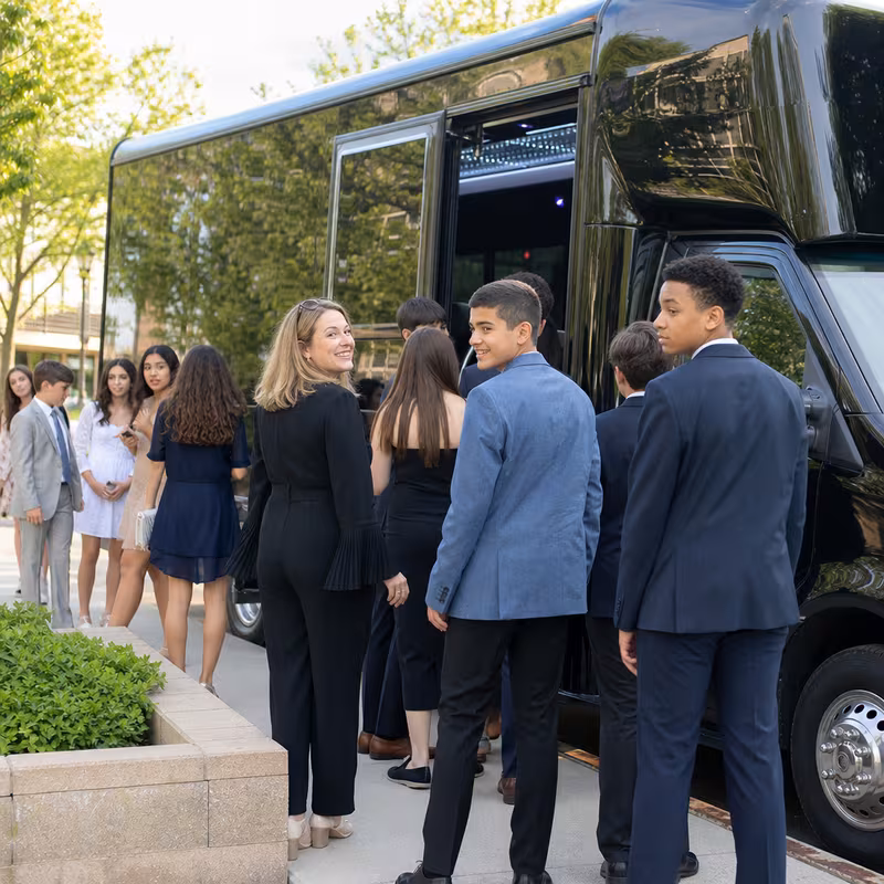 Lincoln School Transportation fleet vehicle