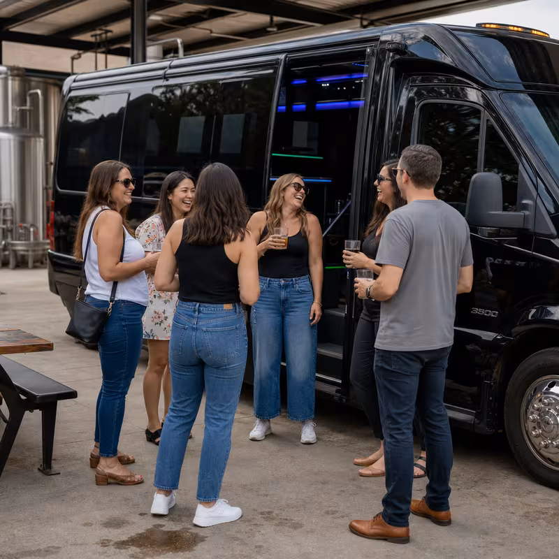 Lincoln Winery & Brewery Tour Transportation fleet vehicle